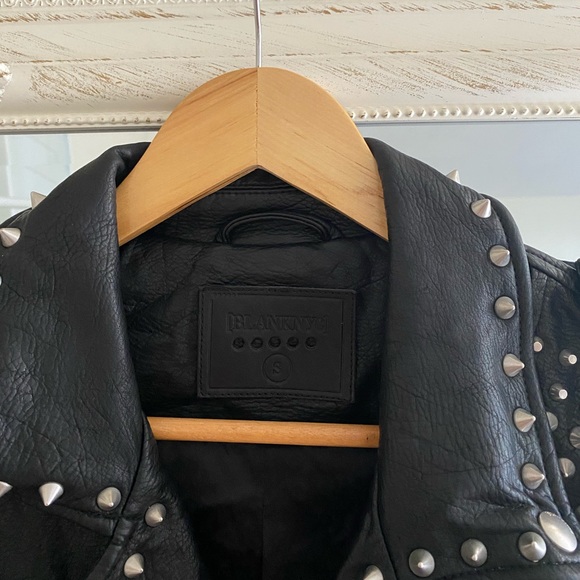 BLANKNYC Flower Studded Faux Leather Jacket - Picture 6 of 11